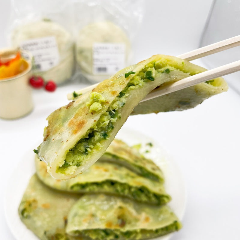 bánh trứng rau hẹ 4 cái