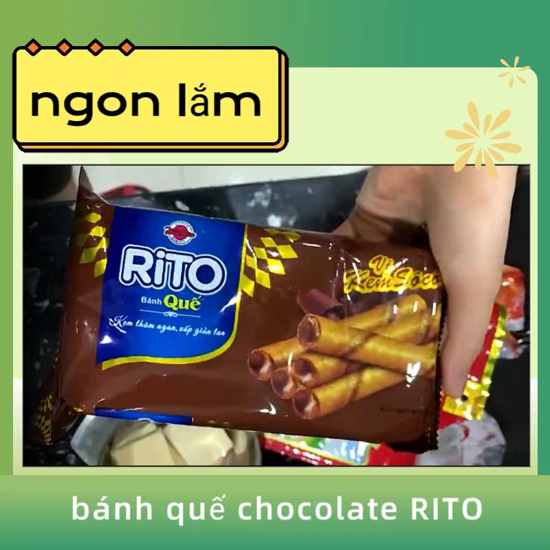 Bánh quế chocolate RITO Xuất xứ:Việt Nam 128g