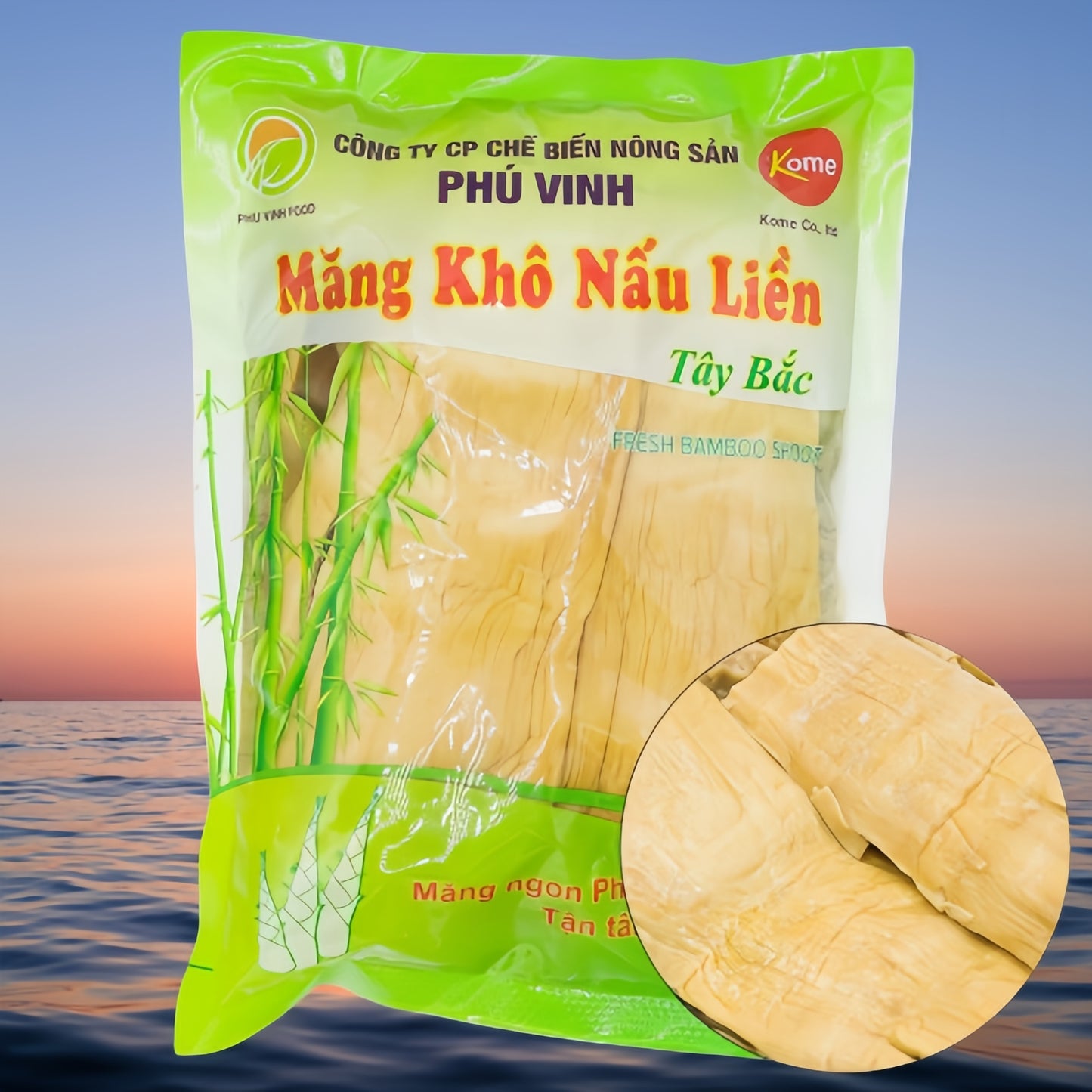 Măng khô nấu liền Phú Vinh xuất xứ:Việt Nam 300g