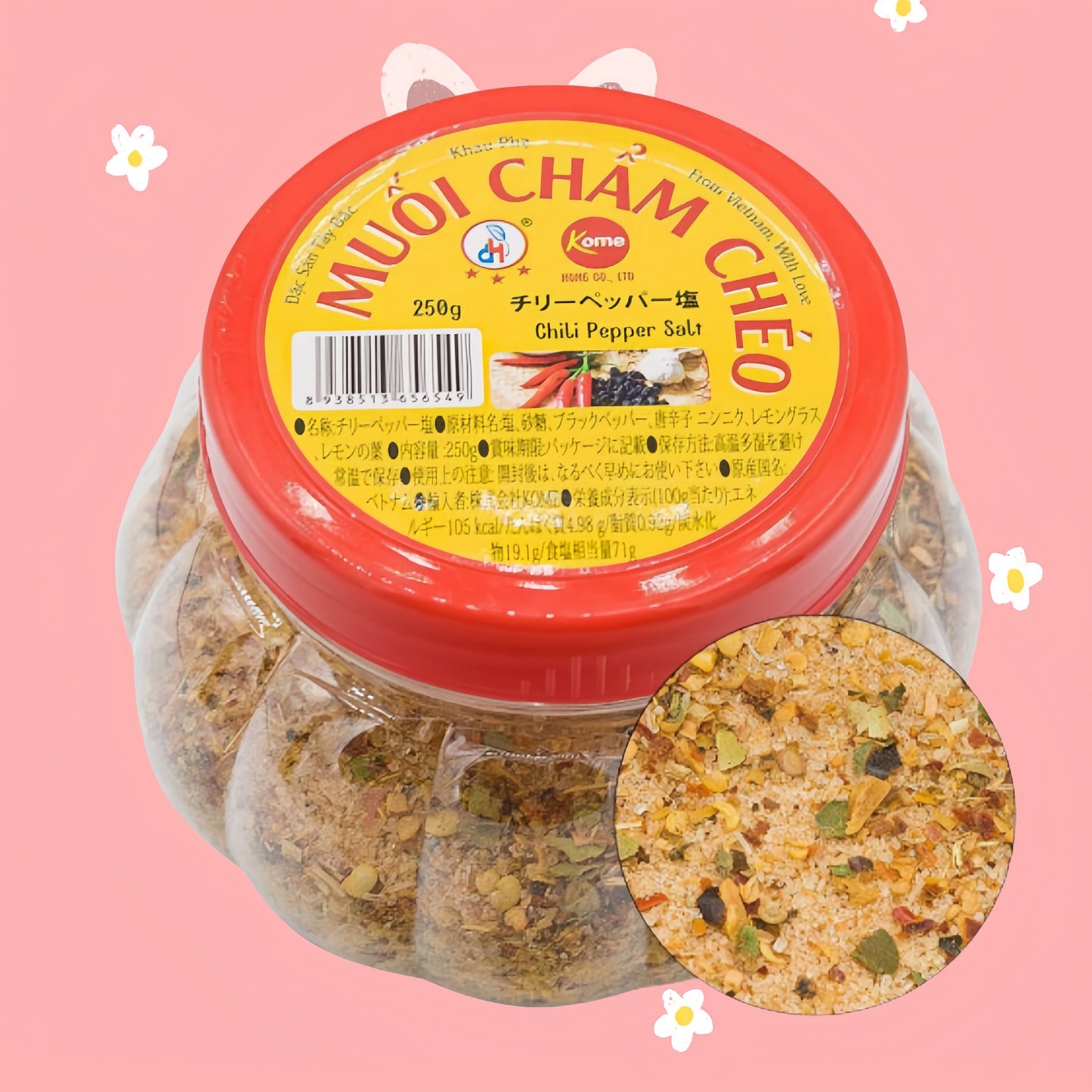 Muối chẩm chéo xuất xứ:Việt Nam 250g    đặc sản Việt Nam