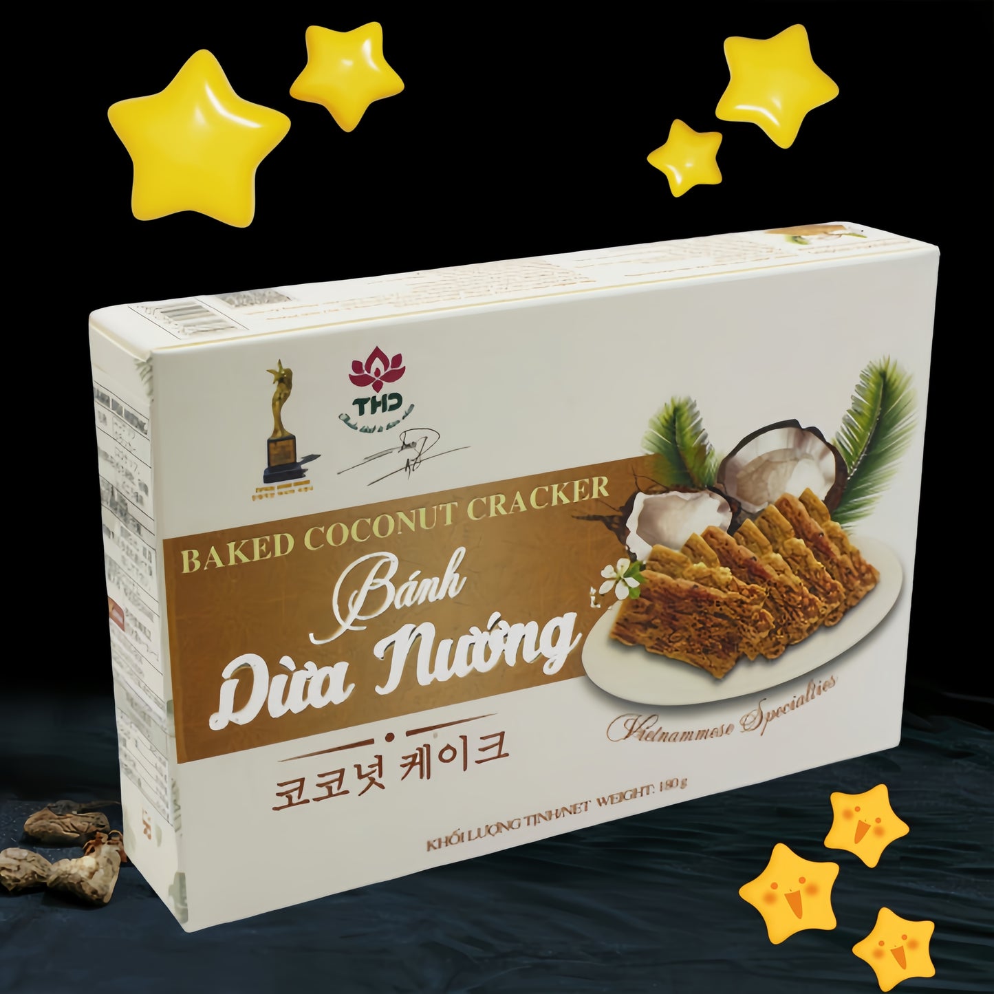 Bánh dừa nướng THD xuất xứ: Việt Nam 180g