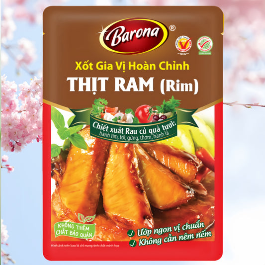 Xốt gia vị hoàn chỉnh thịt ram (rim) xuất xứ:Việt Nam 80g