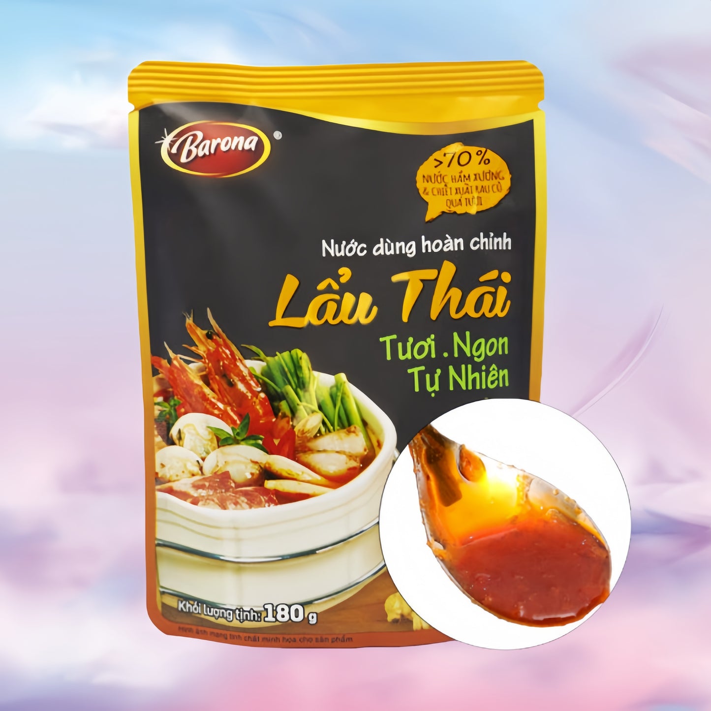 Xốt gia vị hoàn chỉnh lẩu Thái xuất xứ:Việt Nam 180 g