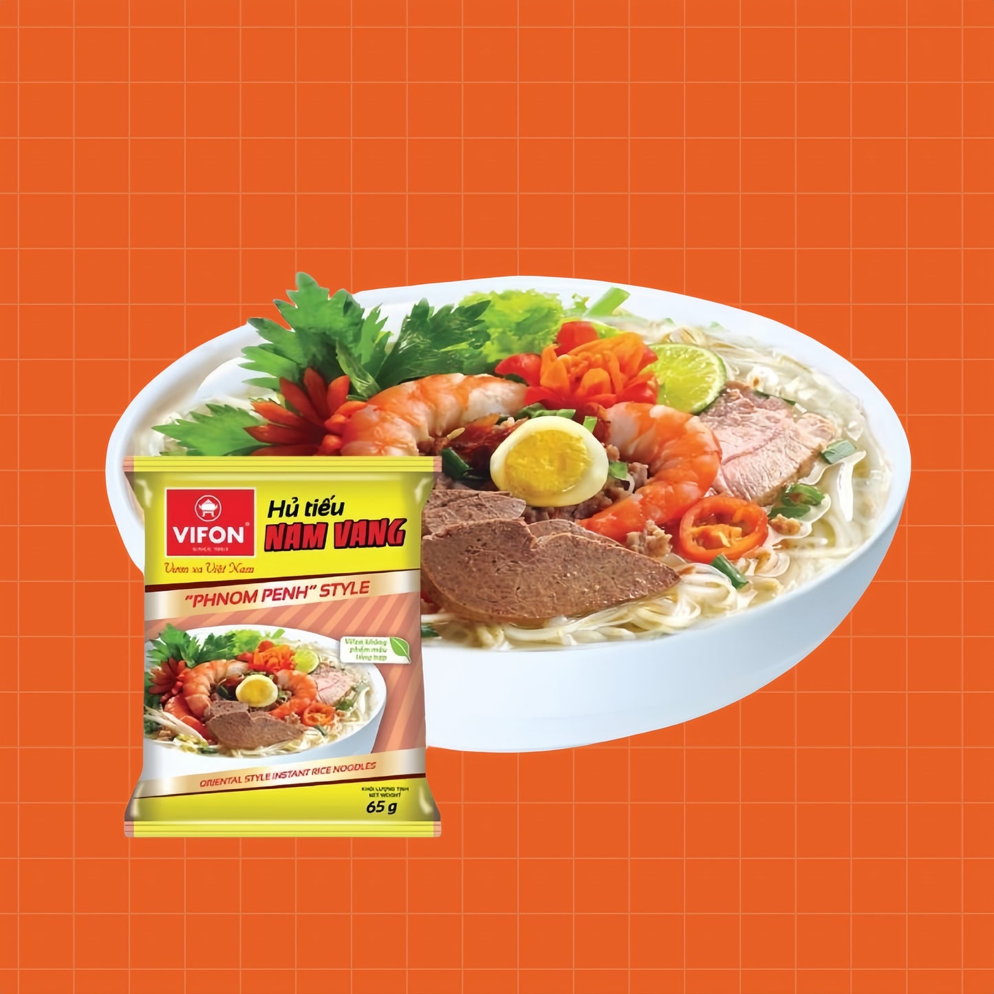 Hủ tiếu NAM VANG VIFON xuất xứ:Việt Nam 60g