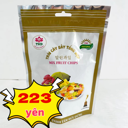 Trái cây sấy tổng hợp  100g 果物&野菜ミックスチップス