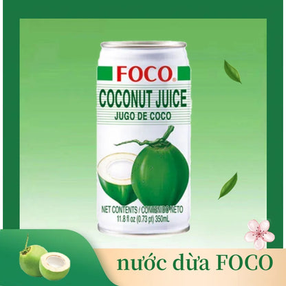 Nước dừa FOCO Xuất xứ:Việt Nam 350ml