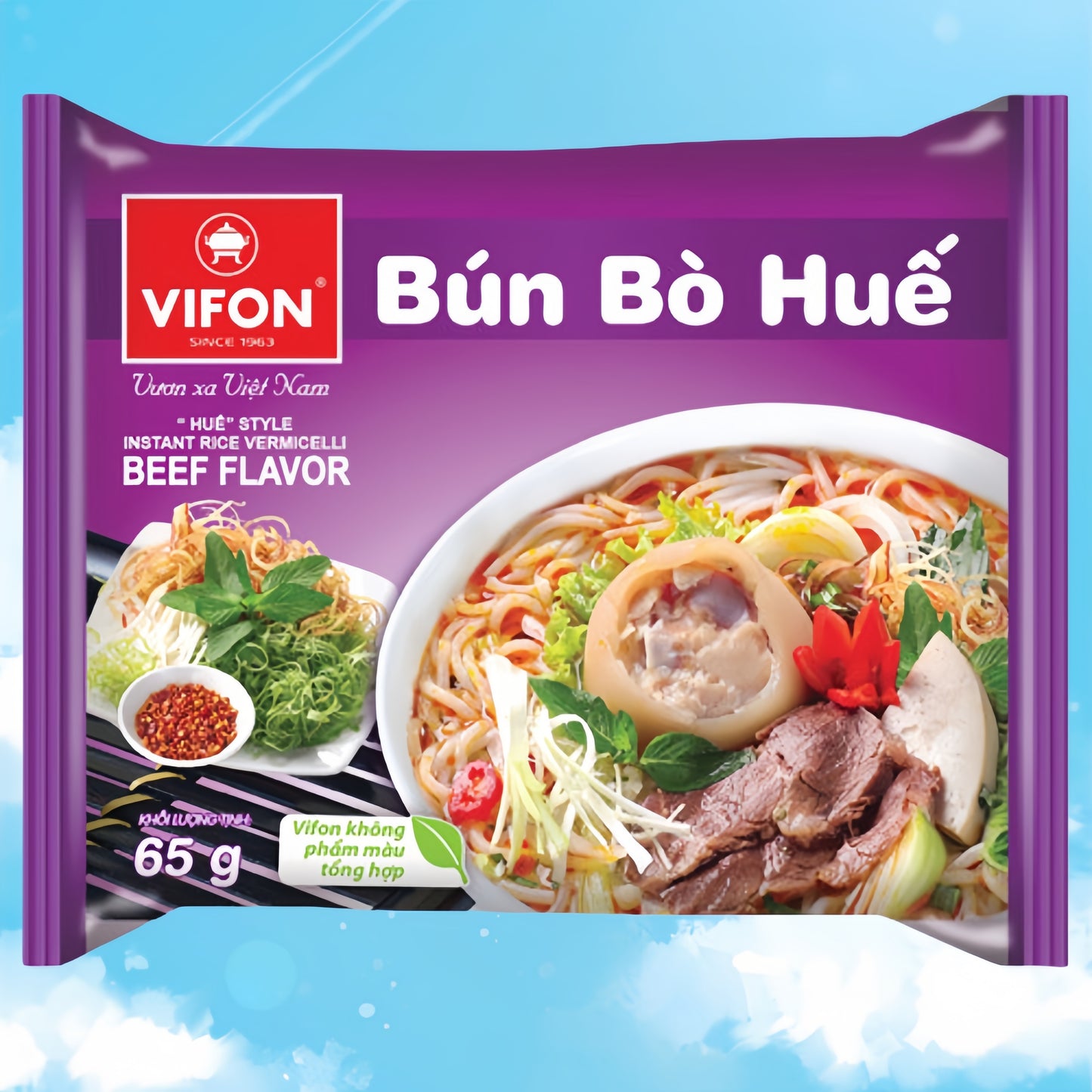 Bún bò Huế VIFON xuất xứ:Việt Nam 65g