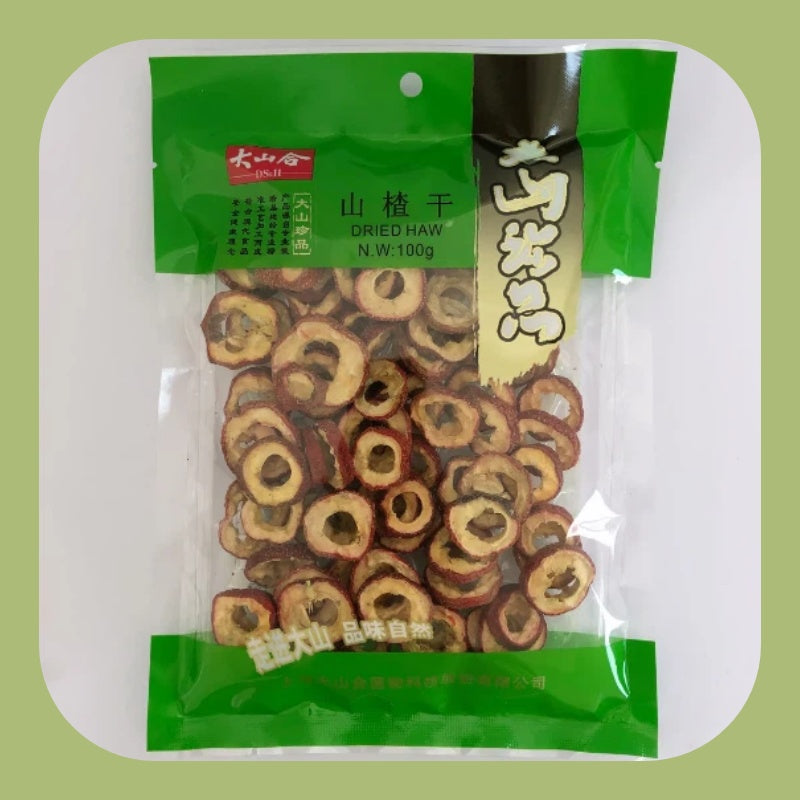 sơn tra sấy jinsheng ,sơn tra khô 100g
