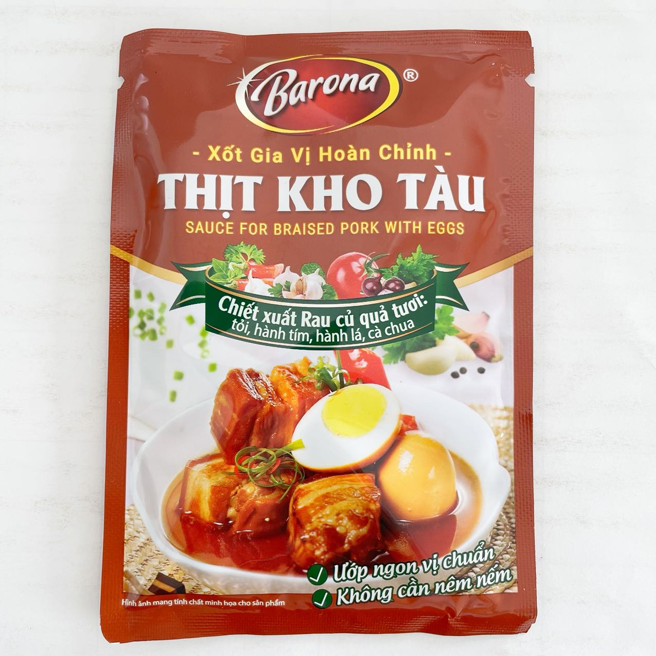 Xốt gia vị hoàn chỉnh thịt kho tàu Xuất xứ:Việt Nam 80g