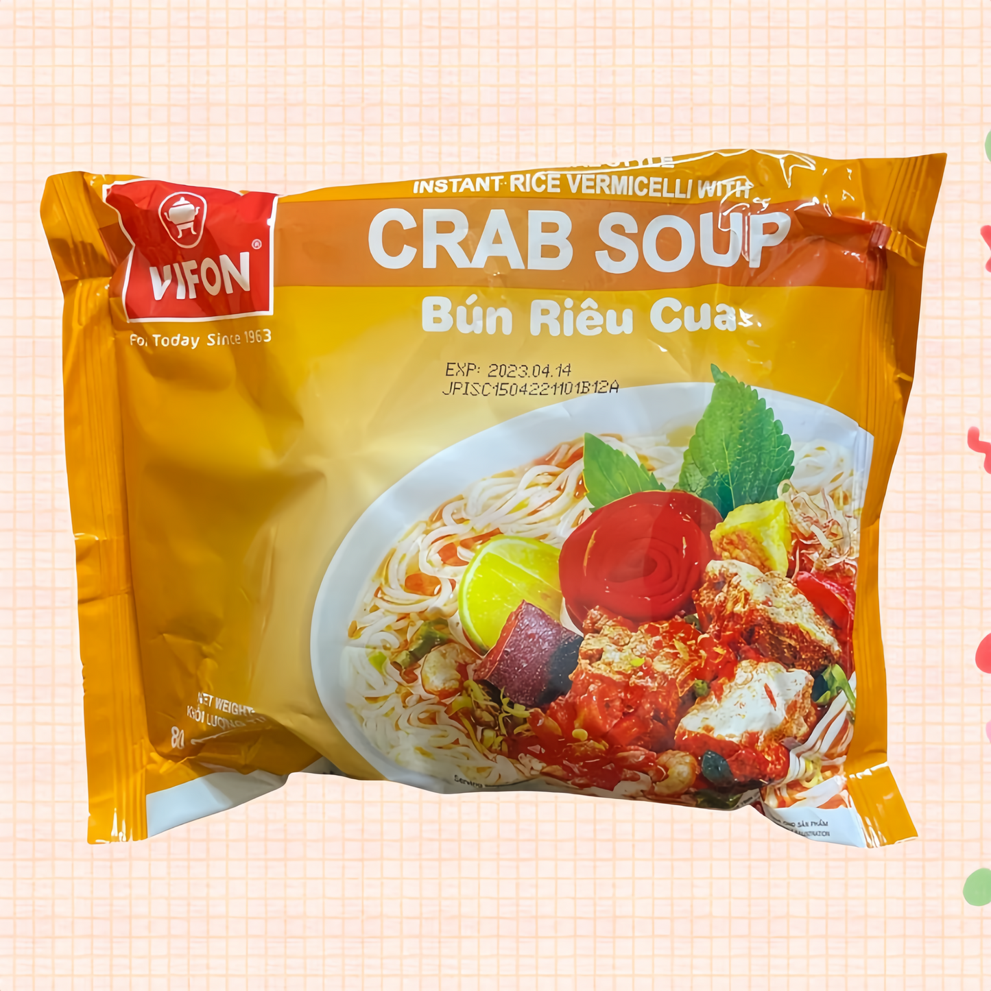 Bún riêu cua VIFON xuất xứ:Việt Nam 80 g